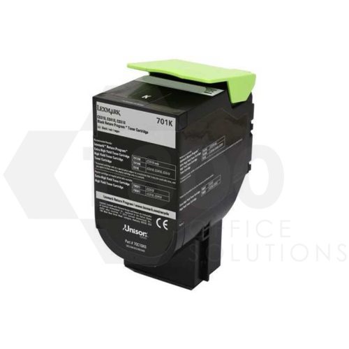 Lexmark 70C10K0 Black Toner (Standard Yield) - Image 1