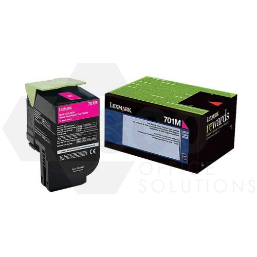 Lexmark 70C10M0 Magenta Toner (Standard Yield) - Image 1