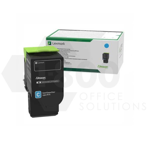 Lexmark 78C10C0 Cyan Toner (Standard Yield) - Image 1