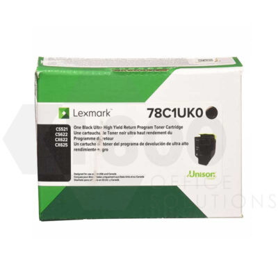 Lexmark 78C1UK0 High Yield Black Toner Cartridge