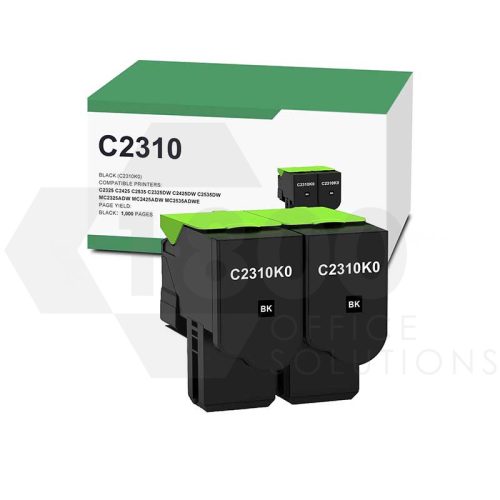 Lexmark C2310K0 Black Toner (Standard Yield) - Image 1