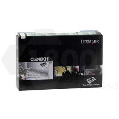 Lexmark C5240KH High Yield Black Toner Cartridge
