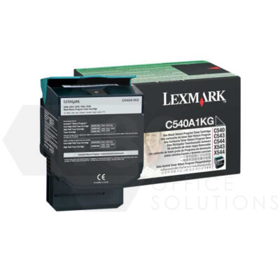 Lexmark C540A1KG Black Toner Cartridge