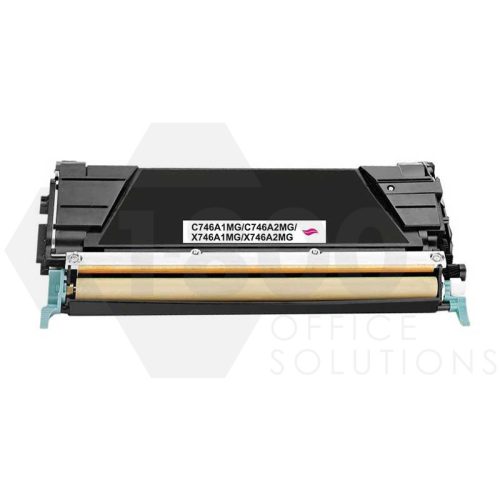 Lexmark C746A1MG Magenta Toner (Standard Yield) - Image 1