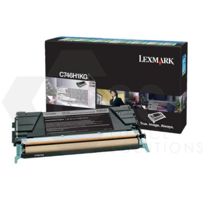 Lexmark C746H1KG High Yield Black Toner Cartridge