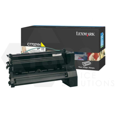 Lexmark C7700YS Yellow Toner Cartridge