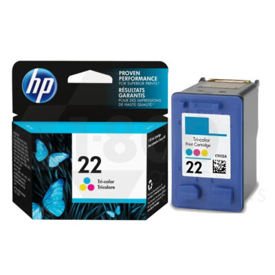 HP 22 Tri-Color Ink Cartridge