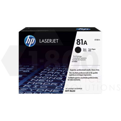 HP 81A Black Toner Cartridge