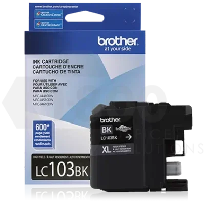 Brother LC103BK High Yield Black Ink Cartridge