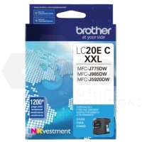 Brother LC20EC Cyan Ink (Extended Yield)