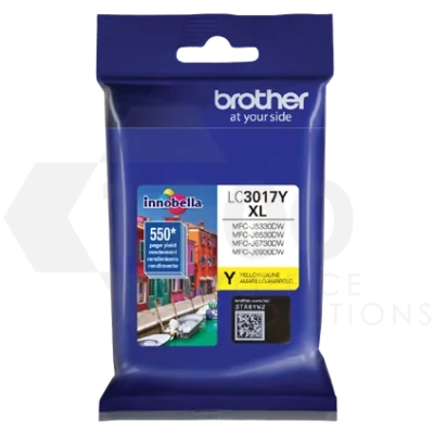 Brother LC3017Y High Yield Yellow Ink Cartridge