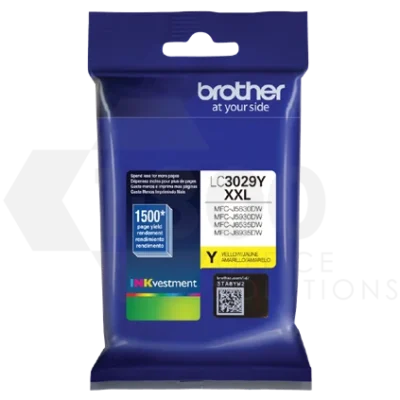 Brother LC3029Y Extended Yield Yellow Ink Cartridge