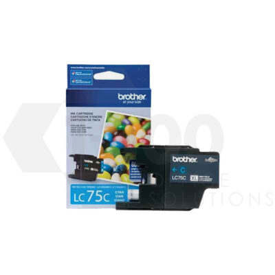 Brother LC75C High Yield Cyan Ink Cartridge