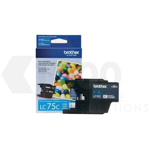 Brother LC75C Cyan Ink (High Yield) - Image 1