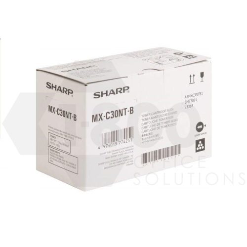 Sharp MXC30NTB Black Toner (Standard Yield) - Image 1