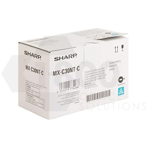 Sharp MXC30NTC Cyan Toner (Standard Yield) - Image 1