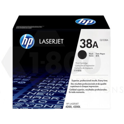 HP 38A Black Toner Cartridge