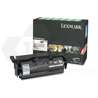 Lexmark T654X04A High Yield Black Toner Cartridge