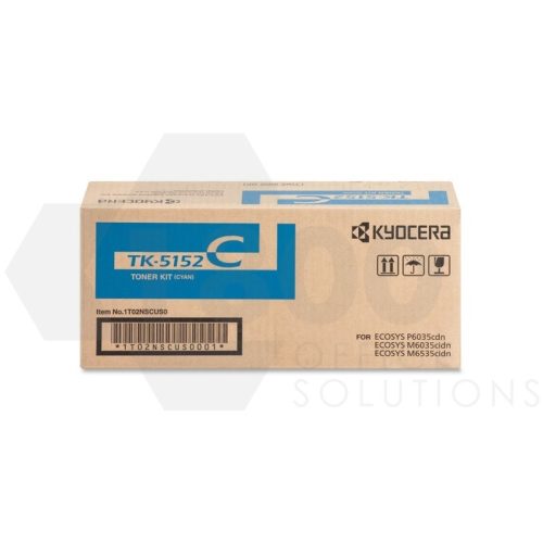 Kyocera Mita TK5152C Cyan Toner (Standard Yield) - Image 1