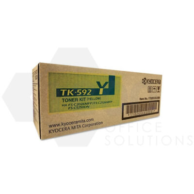Kyocera Mita TK592Y Yellow Toner Cartridge