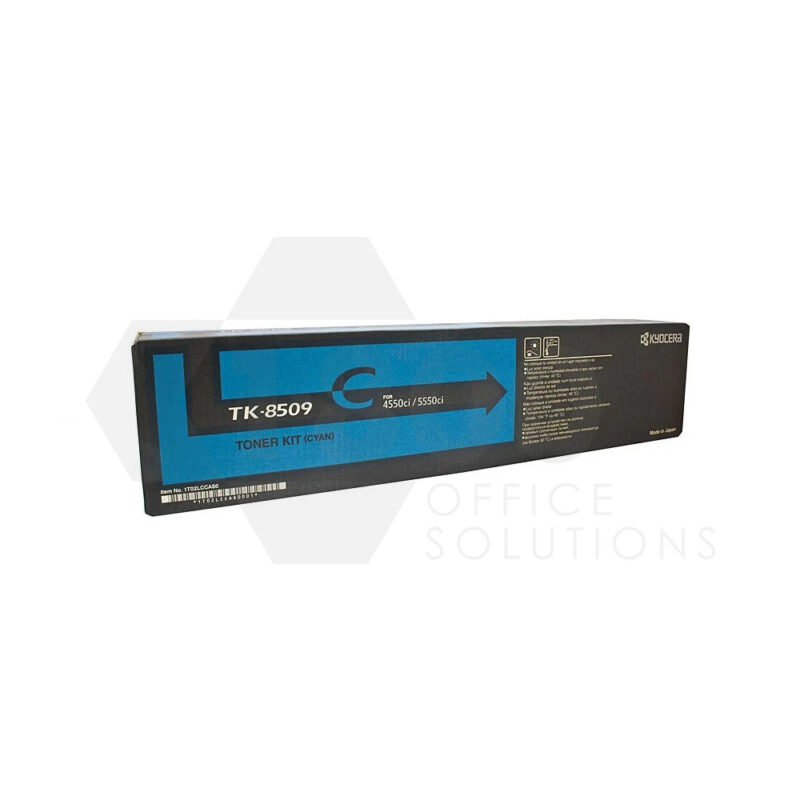 Kyocera Mita TK8509C High Yield Cyan Toner Cartridge