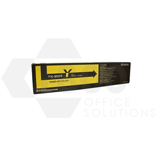 Kyocera Mita TK8509Y Yellow Toner (High Yield) - Image 1