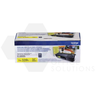 Brother TN339Y Extended Yield Yellow Toner Cartridge