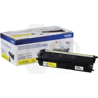 Brother TN436Y High Yield Yellow Toner Cartridge