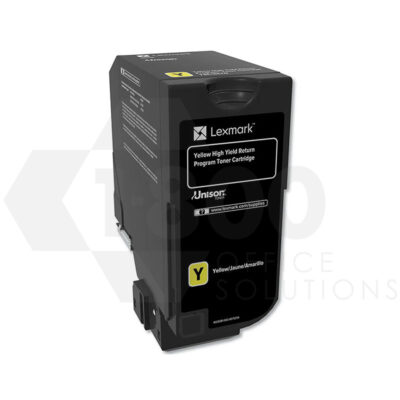 Lexmark 74C1HY0 High Yield Yellow Toner Cartridge