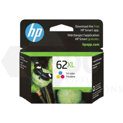 HP 62XL High Yield Tri-Color Ink Cartridge