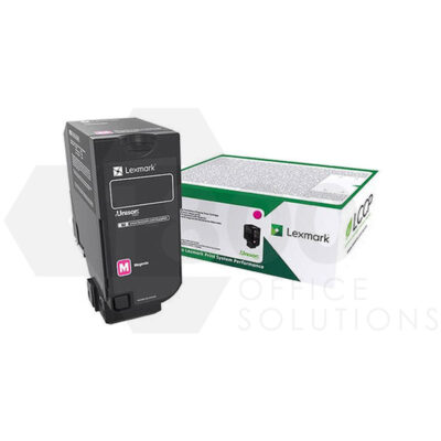 Lexmark 74C1HM0 High Yield Magenta Toner Cartridge