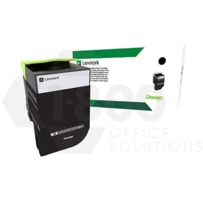 Lexmark 80C1HK0 Black Toner Cartridge